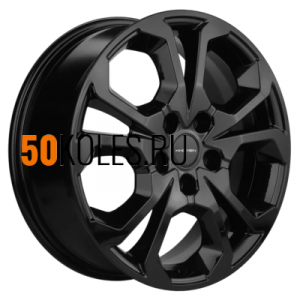 6,5x17/5x114,3 ET45 D54,1 KHW1711 (Coolray) Black Khomen Wheels