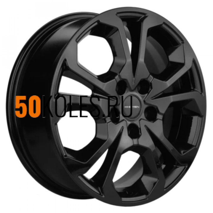 6,5x17/5x114,3 ET45 D54,1 KHW1711 (Coolray) Black Khomen Wheels