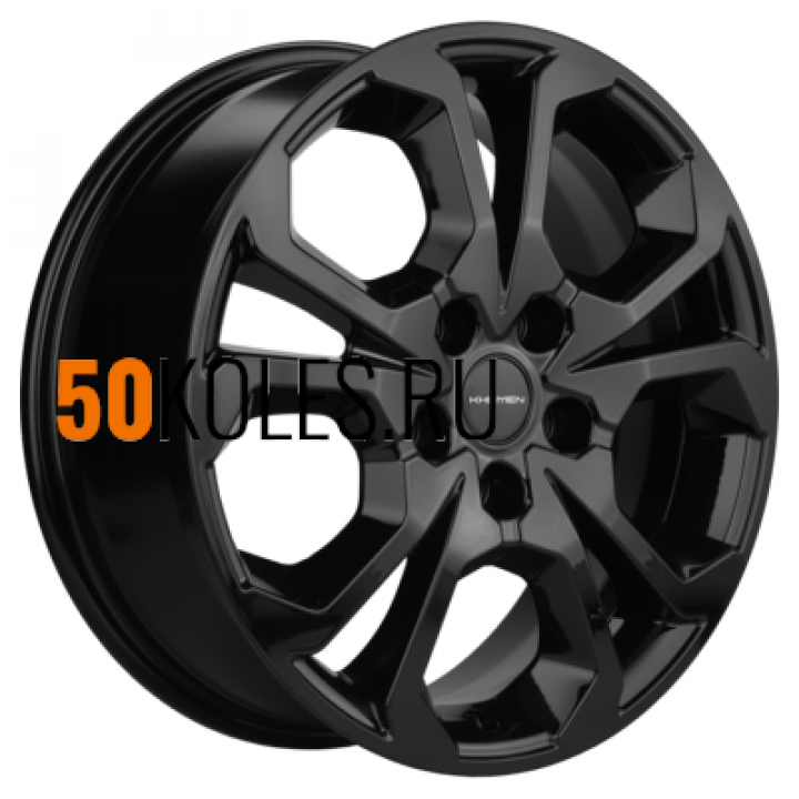 6,5x17/5x114,3 ET40 D64,1 KHW1711 (Haval F7/F7x) Black Khomen Wheels