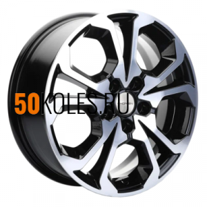 6,5x17/5x114,3 ET40 D64,1 KHW1711 (Haval F7/F7x) Black-FP Khomen Wheels