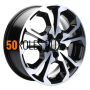 6,5x17/5x114,3 ET40 D64,1 KHW1711 (Haval F7/F7x) Black-FP Khomen Wheels