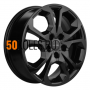 6.5x17/5x114.3 ET50 D64.1 KHW1711 (Haval M6 Plus) Black Khomen Wheels