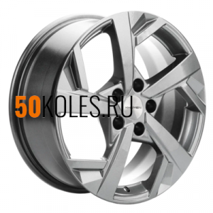 7x17/5x110 ET46 D63.3 KHW1712 (Changan CS35/CS35 Pro) Gray Khomen Wheels