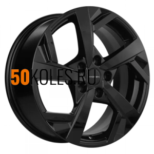 7x17/5x110 ET45 D67,1 KHW1712 (DFM580) Black Khomen Wheels
