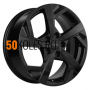 7x17/5x110 ET45 D67,1 KHW1712 (DFM580) Black Khomen Wheels