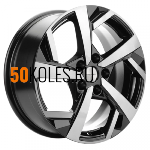 7x17/5x110 ET45 D67,1 KHW1712 (DFM580) Black-FP Khomen Wheels