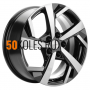 7x17/5x110 ET45 D67,1 KHW1712 (DFM580) Black-FP Khomen Wheels