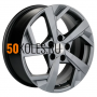 7x17/5x108 ET50 D63.35 KHW1712 (Ford C-Max) Gray Khomen Wheels
