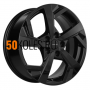 7x17/5x108 ET40 D54.1 KHW1712 (Jac/Москвич 3) Black Khomen Wheels