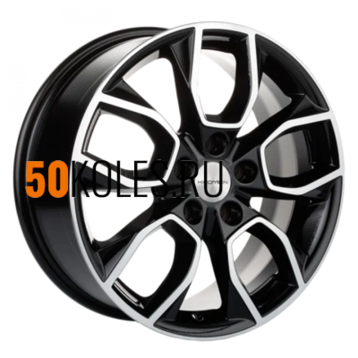 7x17/5x110 ET46 D63,3 KHW1713 (Changan CS35 Plus) Black-FP Khomen Wheels