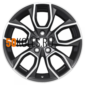 7x17/5x108 ET50 D63,35 KHW1713 (Ford C-Max) Black-FP Khomen Wheels