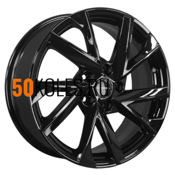 7x17/5x110 ET46 D63,3 KHW1714 (Changan CS35/CS35 Pro) Black Khomen Wheels