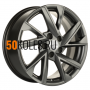 7x17/5x110 ET46 D63.3 KHW1714 (Changan CS35 Plus) Gray Khomen Wheels