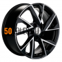 7x17/5x110 ET40 D67.1 KHW1714 (Evolute i-Joy) Black-FPxKhomen Wheels