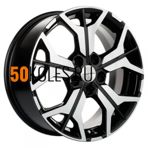 7x17/5x114.3 ET53 D67.1 KHW1715 (Ceed) Black-FP Khomen Wheels
