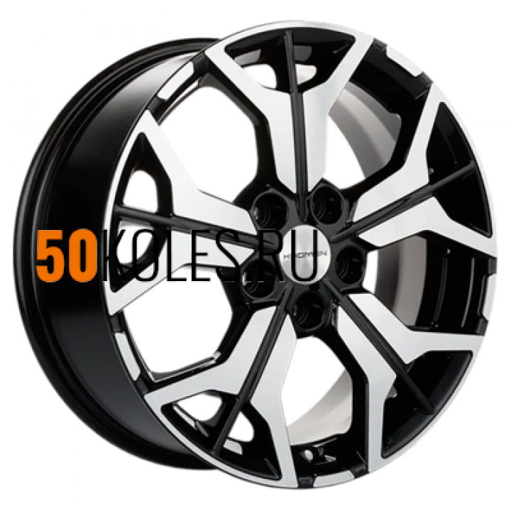 7x17/5x114.3 ET53 D67.1 KHW1715 (Ceed) Black-FP Khomen Wheels