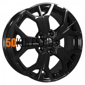 7x17/5x110 ET46 D63.3 KHW1715 (Changan CS35/CS35 Pro) Black Khomen Wheels