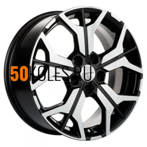 7x17/5x110 ET40 D67.1 KHW1715 (Evolute i-Joy) Black-FP Khomen Wheels