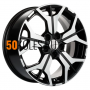 7x17/5x110 ET40 D67.1 KHW1715 (Evolute i-Joy) Black-FP Khomen Wheels