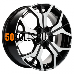 7x17/5x108 ET50 D63.35 KHW1715 (Ford C-Max) Black-FP Khomen Wheels