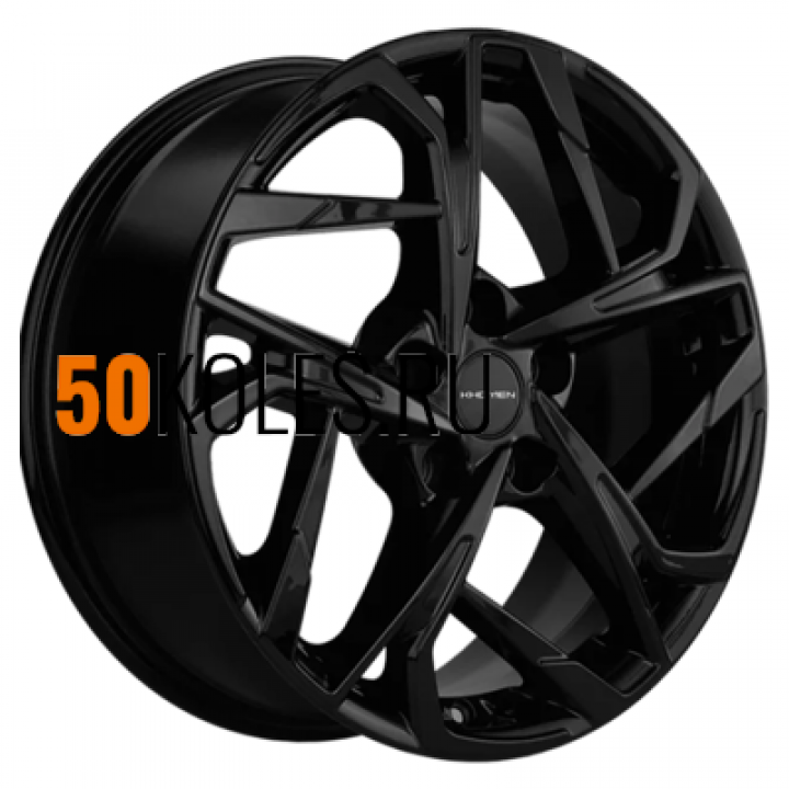 7x17/5x110 ET40 D67,1 KHW1716 (Evolute i-Joy) Black Khomen Wheels