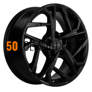 7x17/5x108 ET40 D54.1 KHW1716 (Jac/Москвич 3) Black Khomen Wheels