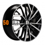 7x17/5x108 ET40 D60.1 KHW1717 (Chery tigo 7pro) Black-FP