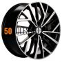 7x17/5x108 ET40 D60.1 KHW1717 (Chery tigo 7pro) Black-FP