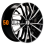 7x17/5x108 ET50 D63.35 KHW1717 (Ford C-Max) Black-FP
