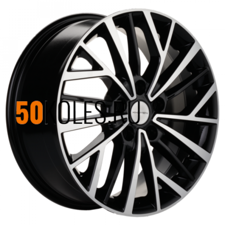 7x17/5x114.3 ET48 D56.1 KHW1717 (Forester) Black-FP Khomen Wheels