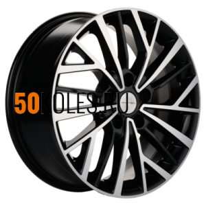 7x17/5x114,3 ET49 D67,1 KHW1717 (Hyundai Elantra) Black-FP Khomen Wheels