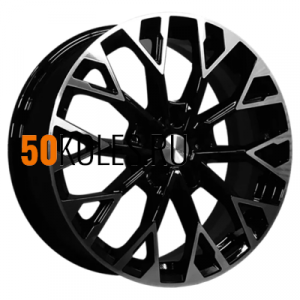 7x17/5x114,3 ET48 D67,1 KHW1718 (K5/Sonata/Tucson/JAC J7) Black-FP Khomen Wheels