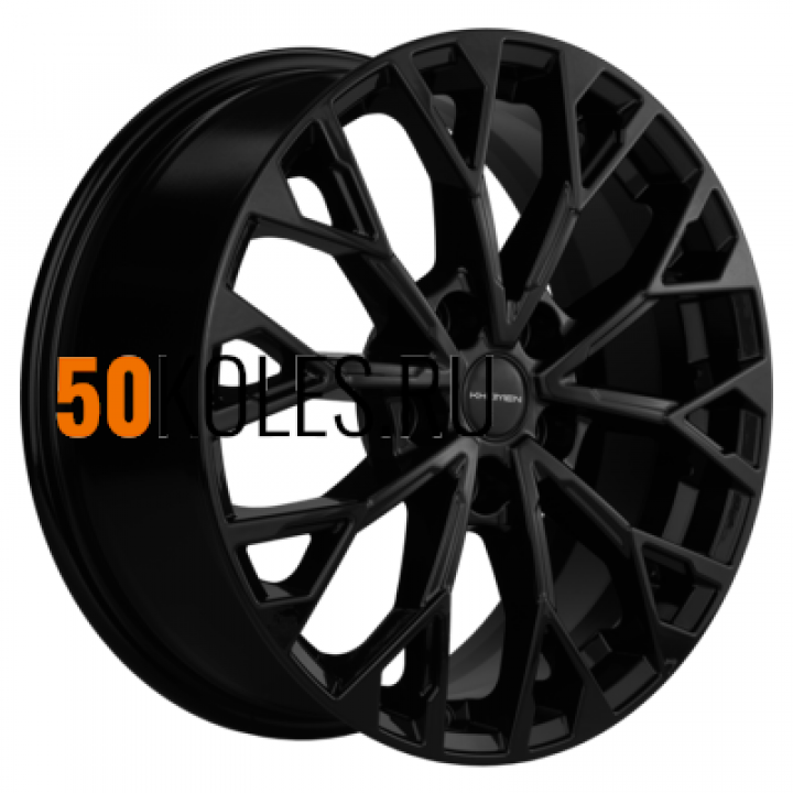 7x17/5x112 ET40 D57,1 KHW1718 (Kodiaq/Tiguan) Black Khomen Wheels