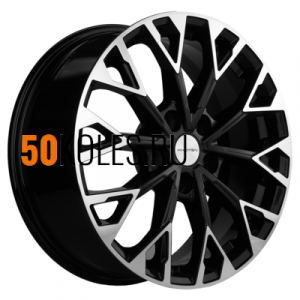 7x17/5x108 ET50 D63.3 KHW1718 (Kuga/Focus/Volvo XC40/XC70) Black-FP Khomen Wheels