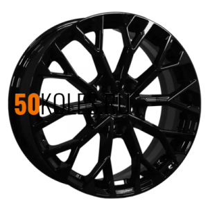 7x17/5x114.3 ET40 D66.1 KHW1718 (Qashqai) Black Khomen Wheels