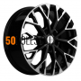 7x17/5x114.3 ET35 D60.1 KHW1718 (Toyota RAV4/ Lexus NX) Black-FP Khomen Wheels