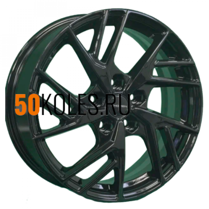 6,5x17/5x114,3 ET40 D64,1 KHW1722 (Haval F7/F7x) Black Khomen Wheels