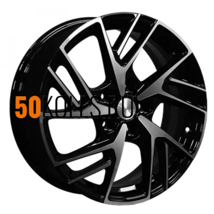 6.5x17/5x114.3 ET40 D64.1 KHW1722 (Haval F7/F7x) Black-FP Khomen Wheels