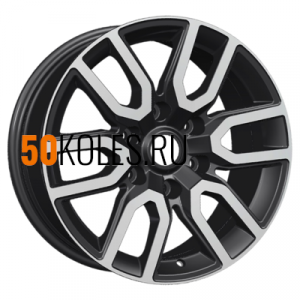8x17/6x139,7 ET50 D92,5 KHW1723 (Hyundai H-1/Staria) Black-FP Khomen Wheels