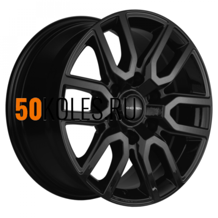8x17/6x139,7 ET38 D67,1 KHW1723 (L200) Black Khomen Wheels