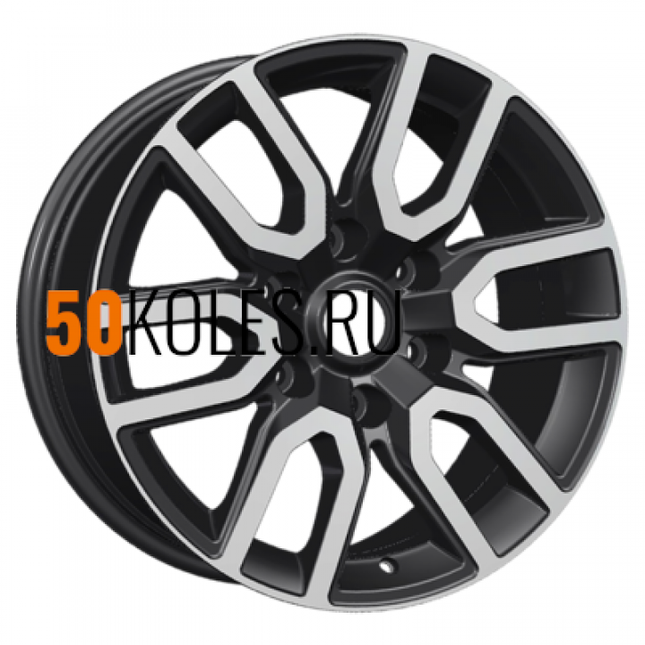 8x17/6x139.7 ET45 D93.1 KHW1723 (Mazda BT50) Black-FP Khomen Wheels