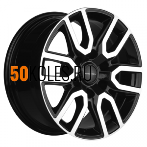 8x17/6x139,7 ET36 D100,1 KHW1723 (Tank 300) Black-FP Khomen Wheels