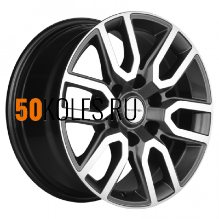 8x17/6x139.7 ET36 D100.1 KHW1723 (Tank 300) Gray-FP Khomen Wheels