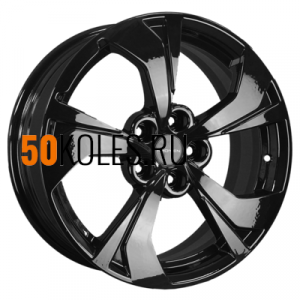 7x17/5x114.3 ET45 D67.1 KHW1724 (Changan CS75 FL) BlackxKhomen Wheels