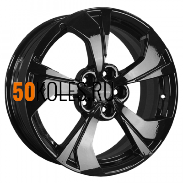 7x17/5x114.3 ET45 D67.1 KHW1724 (Changan CS75 FL) BlackxKhomen Wheels