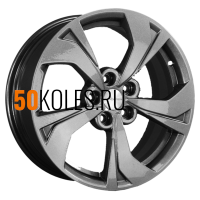 7x17/5x108 ET33 D60,1 KHW1724 (Exeed LX) Gray Khomen Wheels