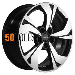 7x17/5x108 ET36 D65.1 KHW1724 (Exeed TXL) Black-FP Khomen Wheels