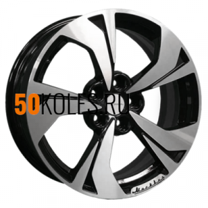 7x17/5x114.3 ET40 D66.1 KHW1724 (Qashqai) Black-FP Khomen Wheels