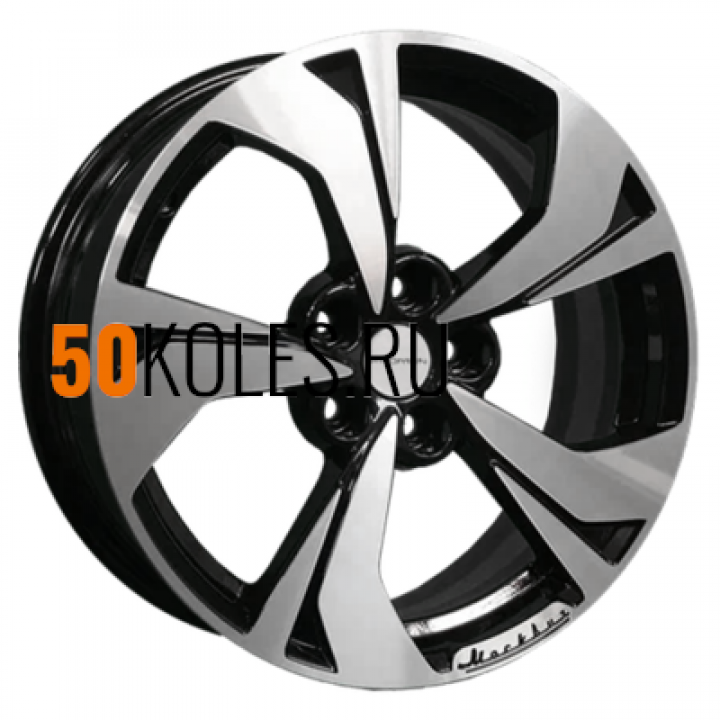 7x17/5x114.3 ET40 D66.1 KHW1724 (Qashqai) Black-FP Khomen Wheels