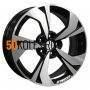 7x17/5x114.3 ET40 D66.1 KHW1724 (Qashqai) Black-FP Khomen Wheels